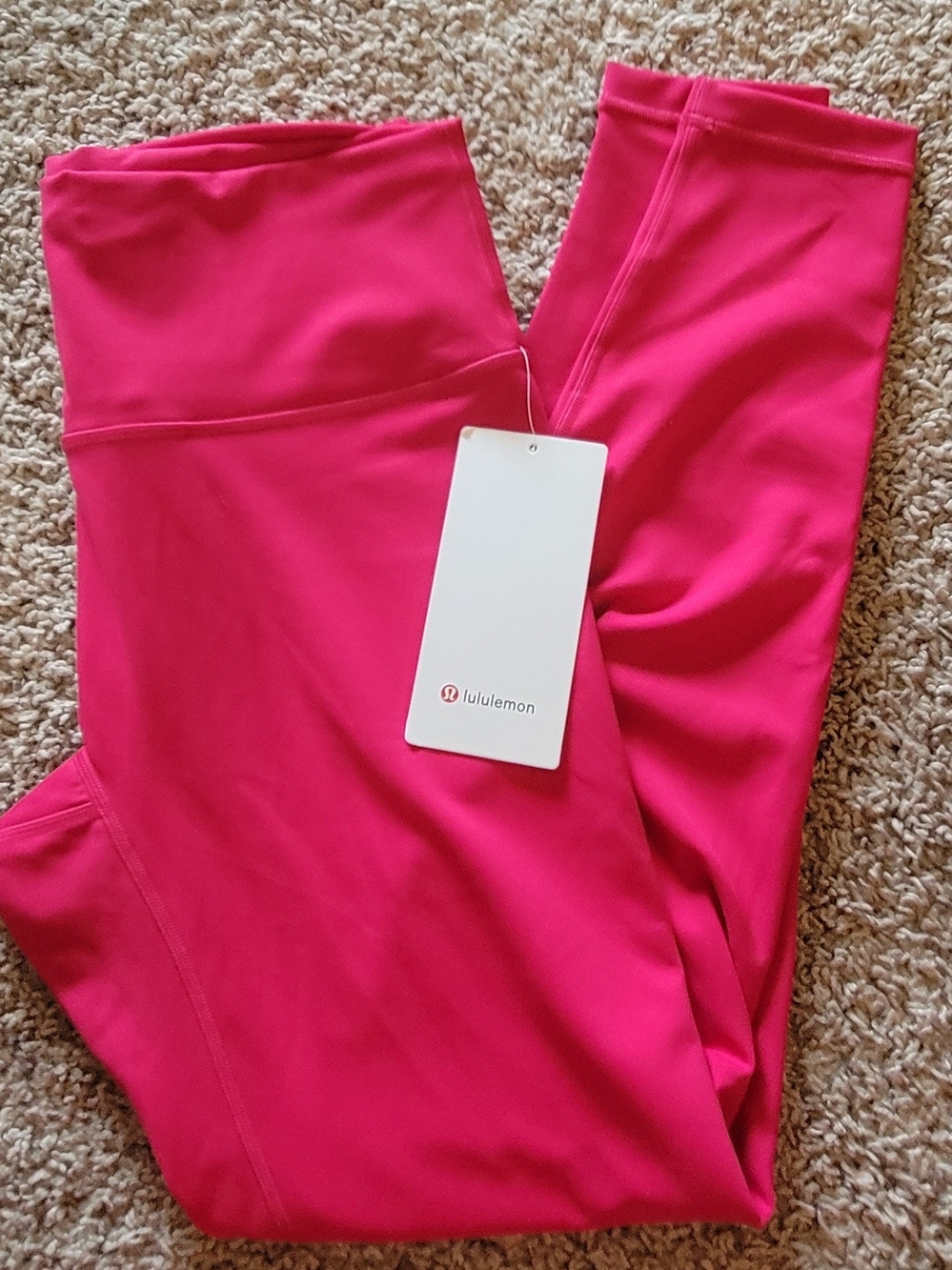 lululemon athletica Hot Pink High-Rise Leggings